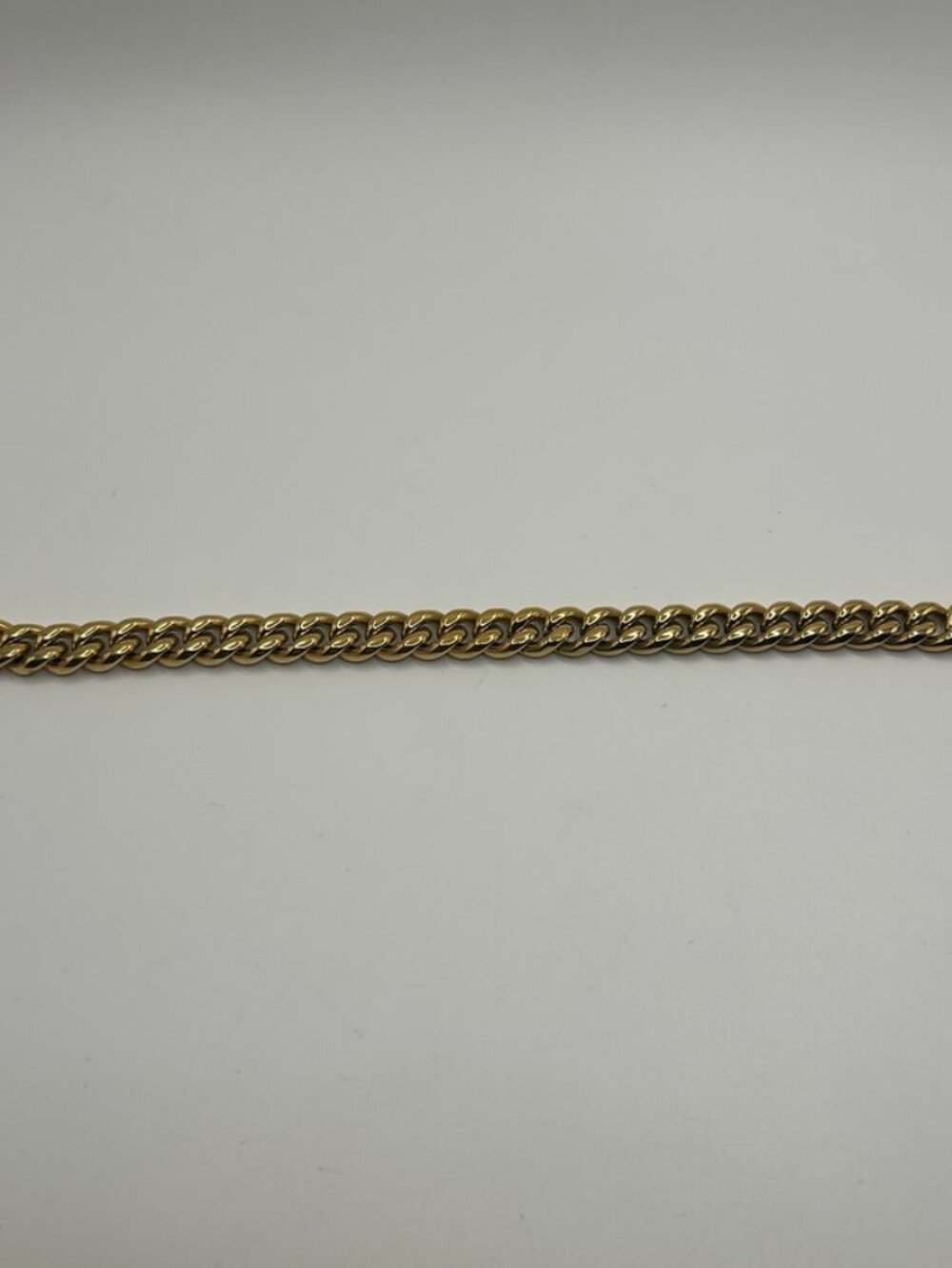 Waterproof Gold Cuban Bracelet 10mm Durable Stainless Steel Mens 8.5 Inch New